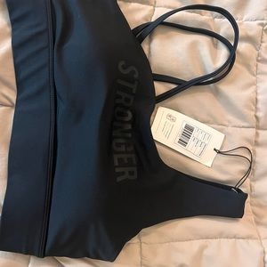 Stronger Harmony Sports bra-Black